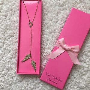 Angel Wing Gold & Diamond Necklace